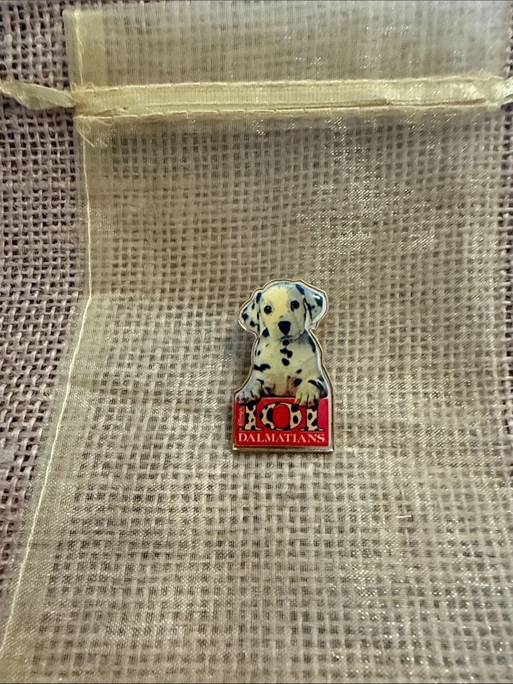 Disney Collectible Pin, 101 Dalmatians, Disney Taiwan, 1 1/2”x7/8”